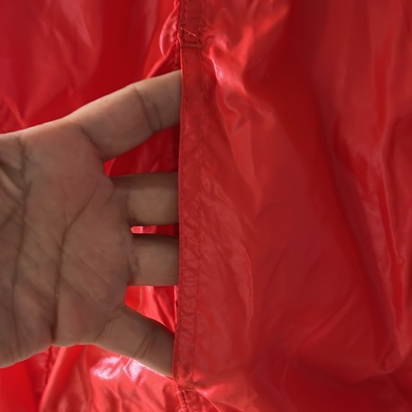 Stella McCartney By Adidas Orange Red Jacket Sz M Oversized Zip Jacket - Picture 5 of 16